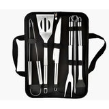 Kit para Churrasco 9 peças conjunto de aço inoxidável