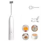 Batedor Misturador Mixer Elétrico para Bebidas Leite Café Portátil