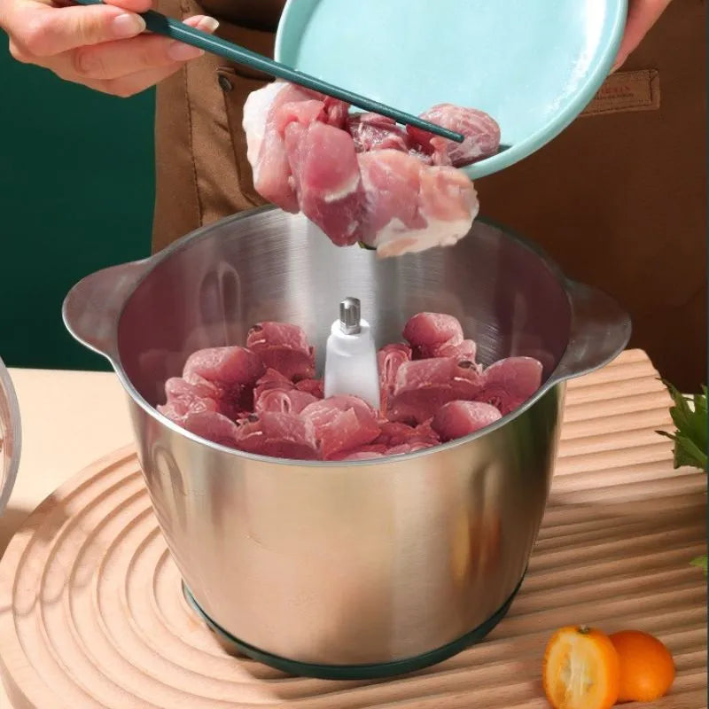 Triturador e Moedor Profissional Elétrico de Alimentos 300W