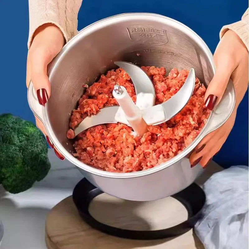 Triturador e Moedor Profissional Elétrico de Alimentos 300W