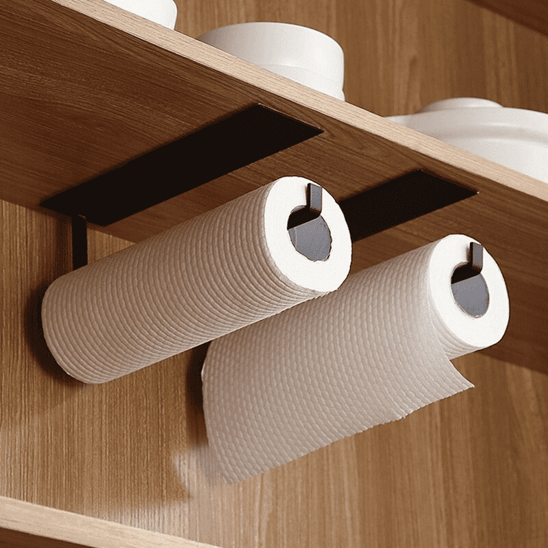 Porta Papel Toalha Multiuso para Cozinha Banheiro Prático Facil de instalar