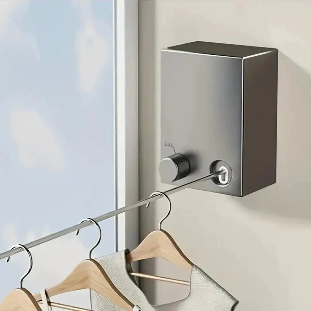 Box Varal Retrátil Corda De Aço Inoxidável