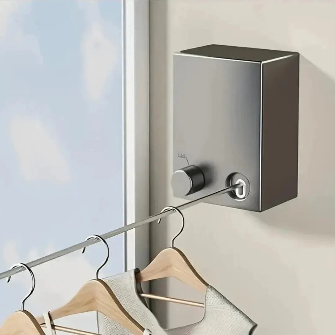 Box Varal Retrátil Corda De Aço Inoxidável