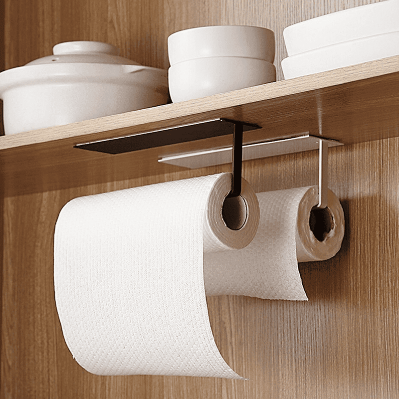Porta Papel Toalha Multiuso para Cozinha Banheiro Prático Facil de instalar