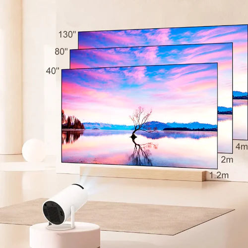 Projetor Portátil CineHome 4K Android