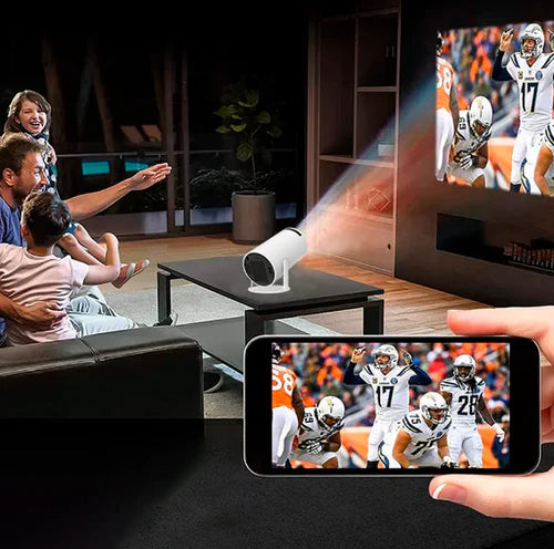 Projetor Portátil CineHome 4K Android