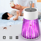 Luminária Anti- Mosquito Repelente Elétrico Lâmpada U.V Armadilha Para Insetos Direto Cabo USB