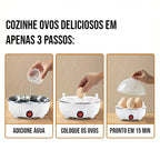 Cozedor de Ovos Elétrico Automático a Vapor