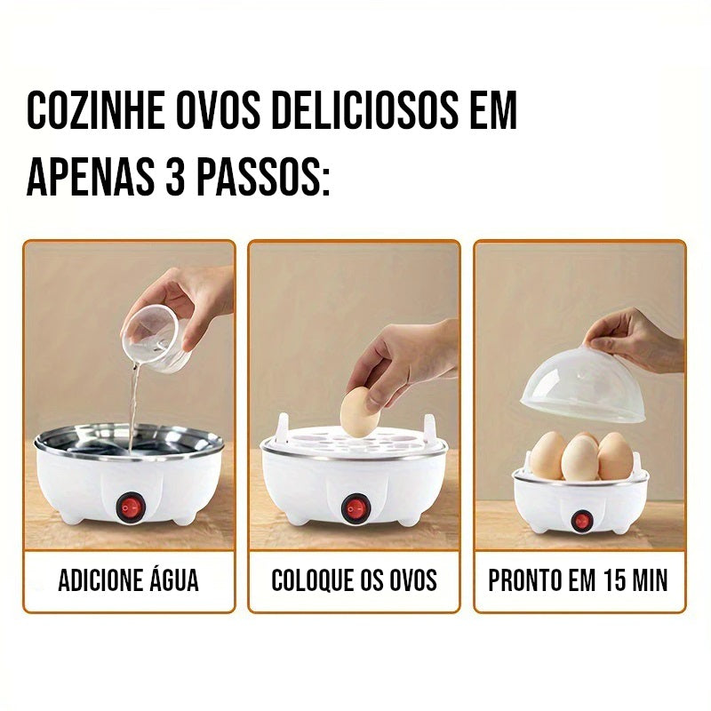 Cozedor de Ovos Elétrico Automático a Vapor