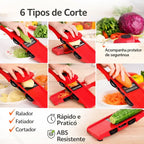 Cortador e Fatiador de Legumes Multifuncional 6 em 1 - Profissional