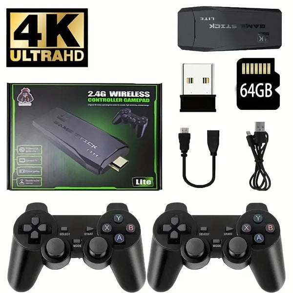 Video Game Retrô 4K Console Portátil