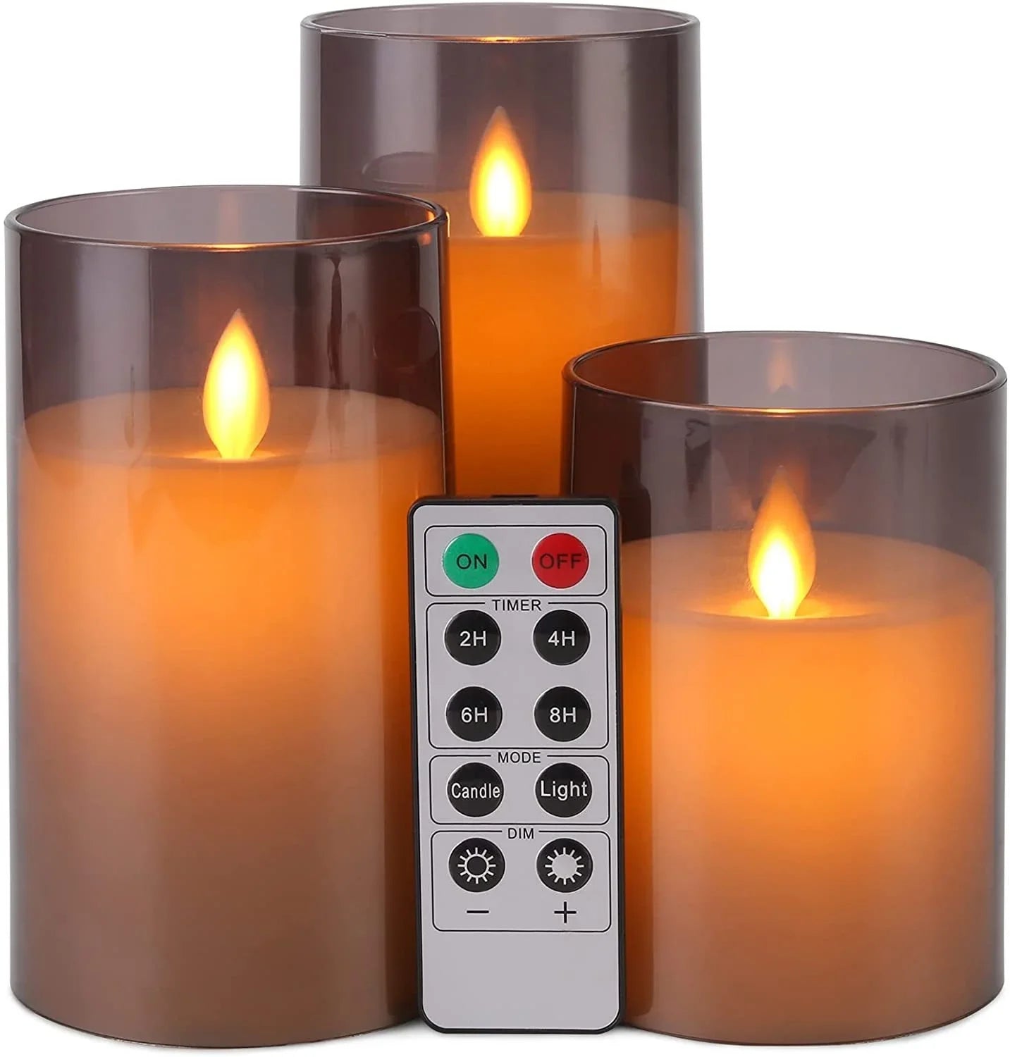 Kit Elegante de Velas LED 3Pcs
