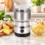 Moedor Triturador Multifuncional Elétrico de Alimentos em Inox