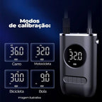 Compressor De Ar Elétrico Mini Portátil Sem Fio para Carro/Moto/Bicicleta