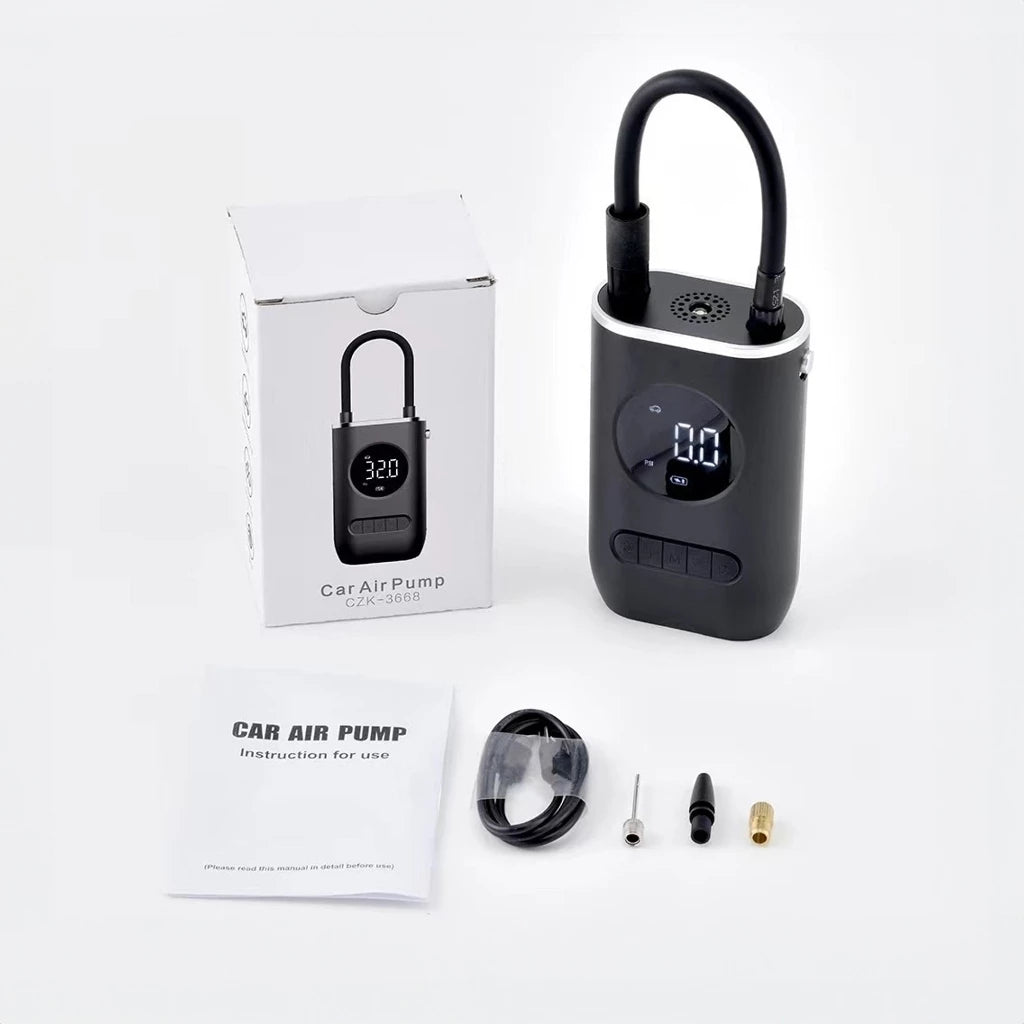 Compressor De Ar Elétrico Mini Portátil Sem Fio para Carro/Moto/Bicicleta