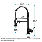 Torneira Cozinha Gourmet Monocomando Com Spray Extensor