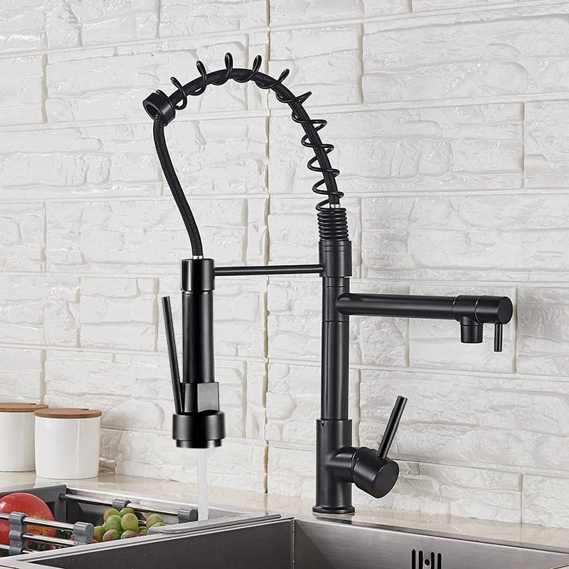 Torneira Cozinha Gourmet Monocomando Com Spray Extensor