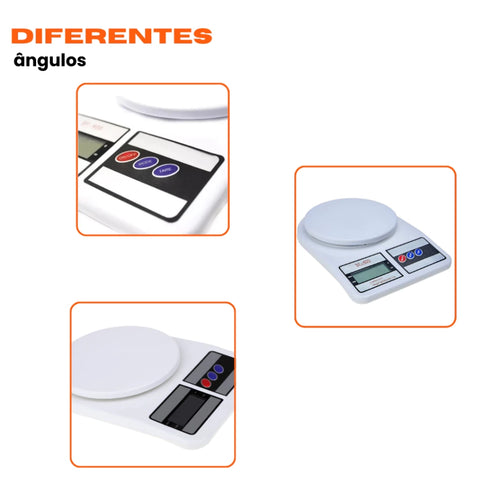 Balança Digital de Cozinha de Precisão 1g a 10Kg - Nutrição e Dieta