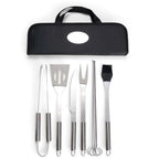 Kit para Churrasco 9 peças conjunto de aço inoxidável