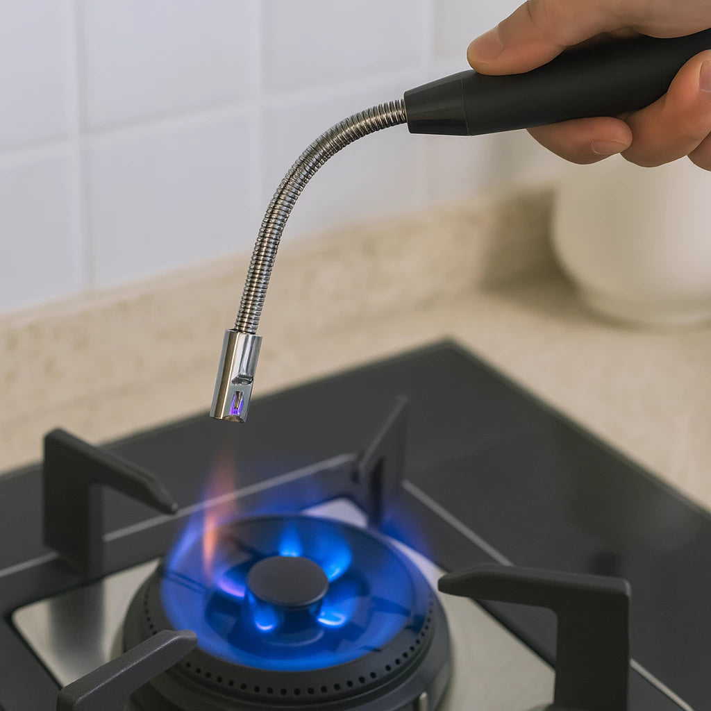 Isqueiro Eletrico Acendedor De Fogão Churrasqueira Vela com Recarga USB