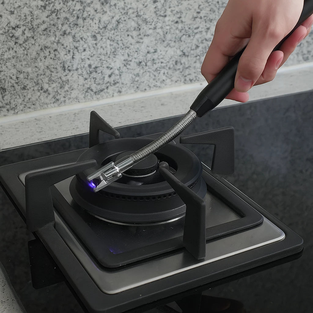 Isqueiro Eletrico Acendedor De Fogão Churrasqueira Vela com Recarga USB