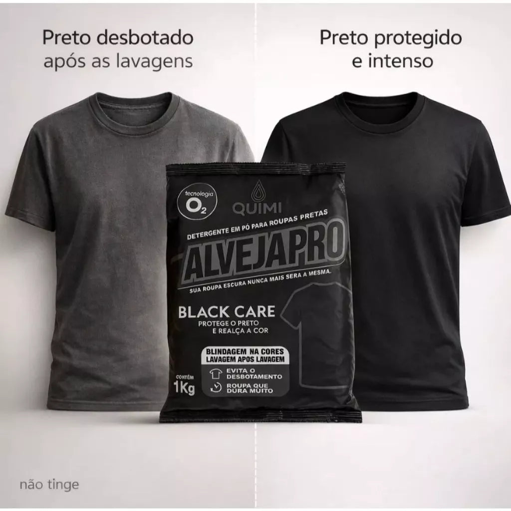 AlvejaPro - Remove manchas de roupas pretas