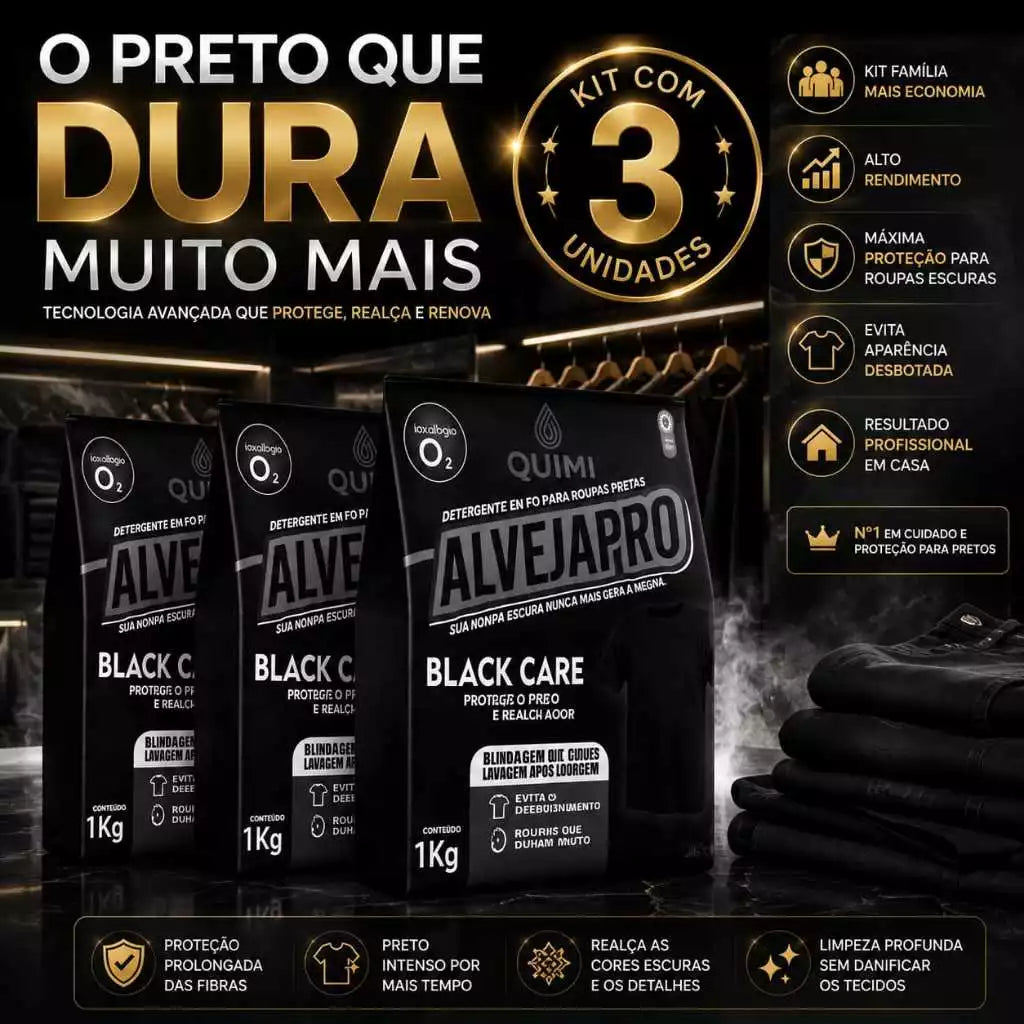 AlvejaPro - Remove manchas de roupas pretas