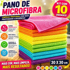 Pano de Microfibra Limpeza 30x30cm