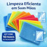 Pano de Microfibra Limpeza 30x30cm