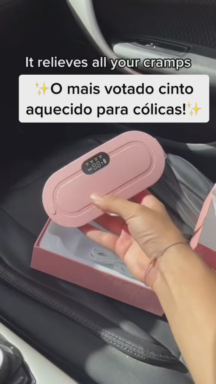 Cinto Massageador e Aquecedor para alívio de Cólicas