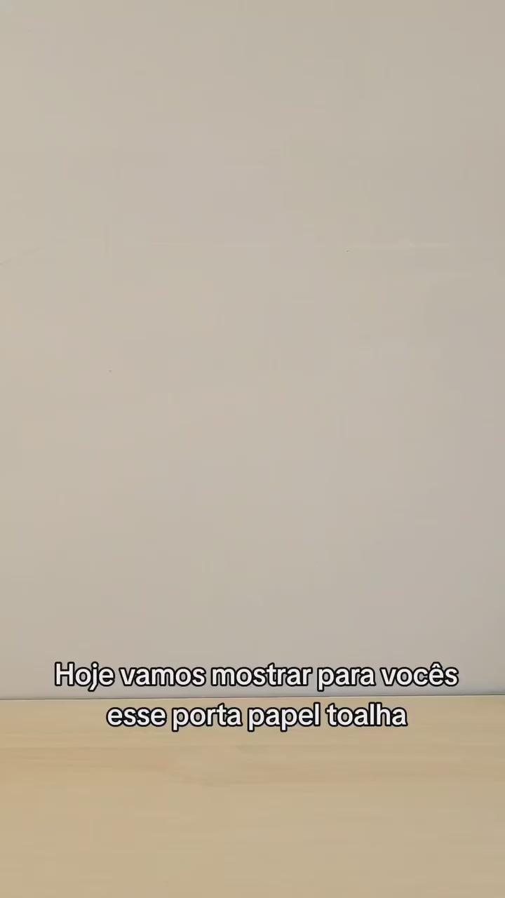 Porta Papel Toalha Multiuso para Cozinha Banheiro Prático Facil de instalar