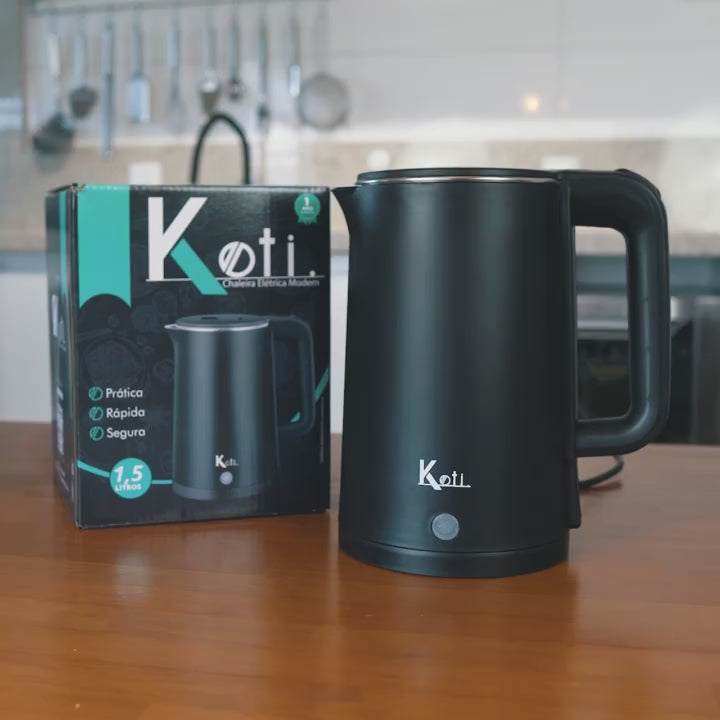 Chaleira Jarra Elétrica Inox 110v e 200v 1,5L
