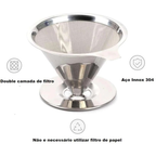 EcoCoffe Inox – Coador Reutilizável